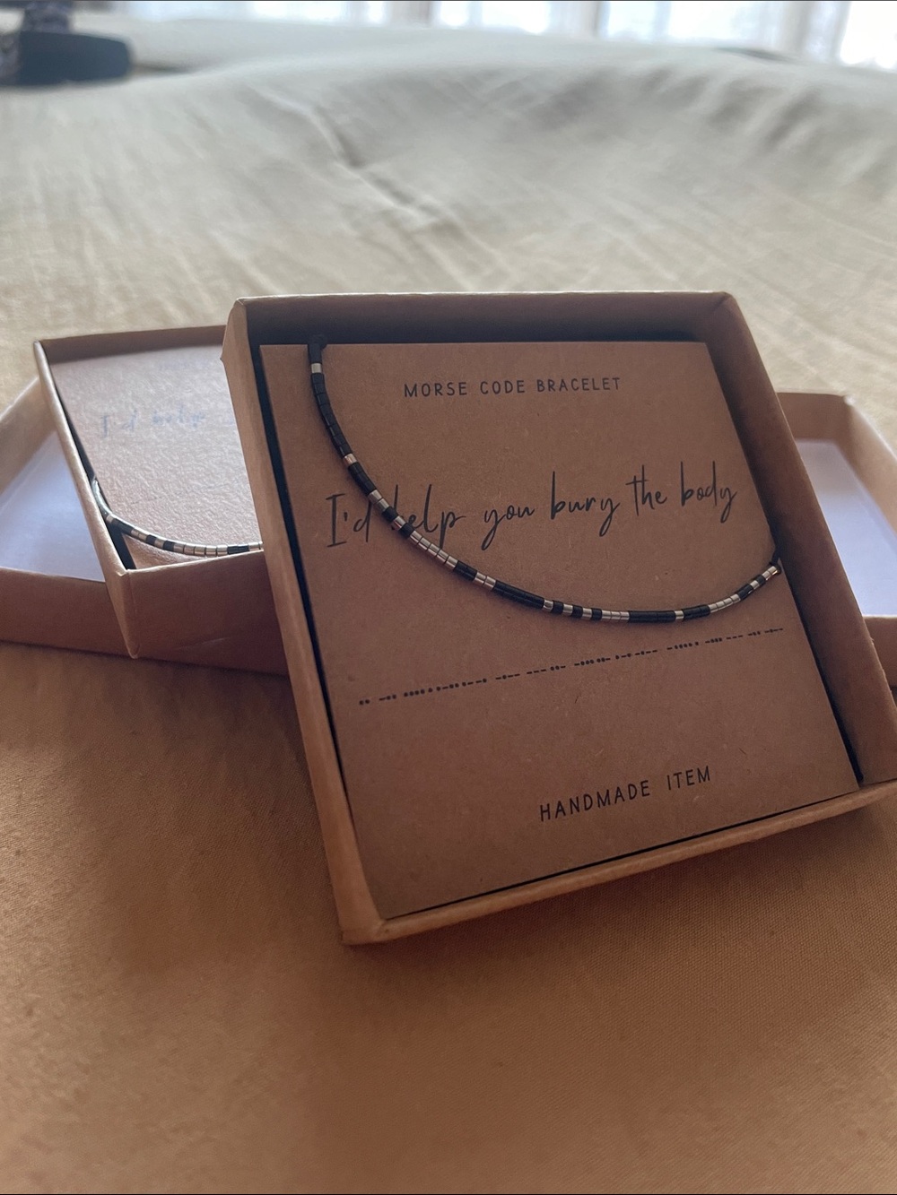 Morse Code Best Friend Bracelets. Set of 2 brand new.
